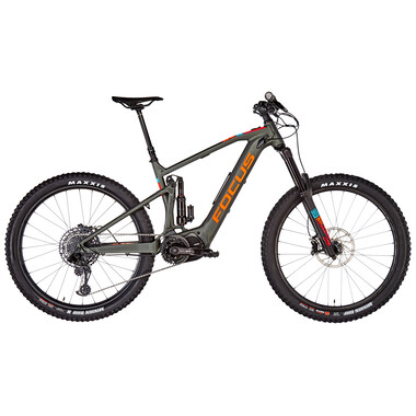 Mountain Bike eléctrica FOCUS SAM² 6.9 27,5" Verde oliva/Naranja 2019 0